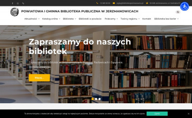 bibliotekajerzmanowice.pl screenshot