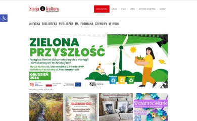 bibliotekarumia.pl screenshot