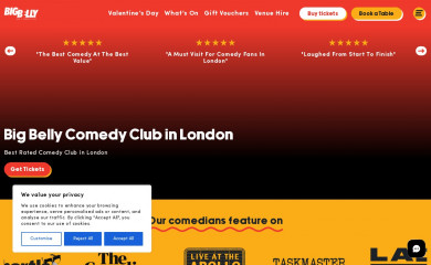 bigbellycomedy.club screenshot
