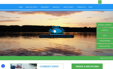 bigcedarlakeprd.org screenshot