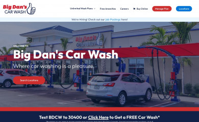 bigdanscarwash.com screenshot