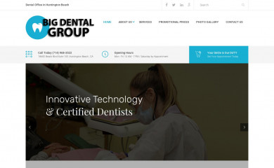 bigdentalgroup.com screenshot