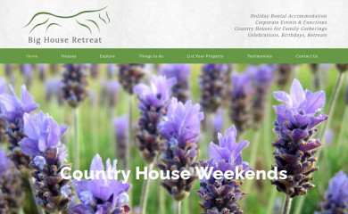 bighouseretreat.co.uk screenshot