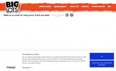 biglots.com screenshot