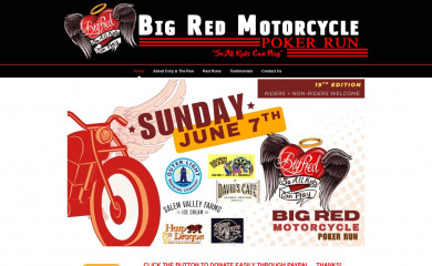 bigredbikerun.com screenshot
