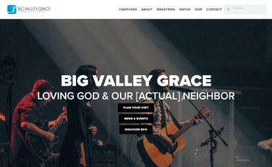 bigvalleygrace.org screenshot