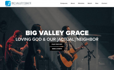 bigvalleygrace.org screenshot