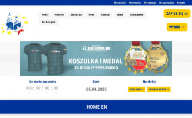 biegeuropejski.pl screenshot