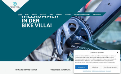 bikevilla.de screenshot