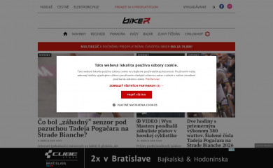 biker.sk screenshot