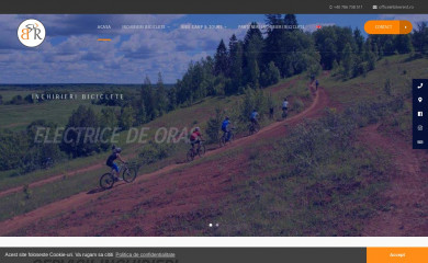 bikerent.ro screenshot