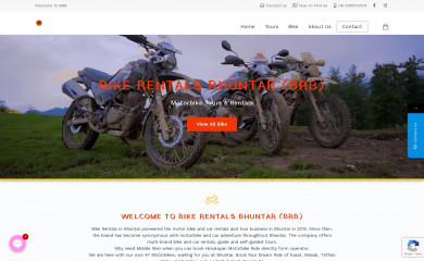 bikerentalsbhuntar.com screenshot