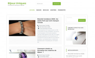 bijoux-uniques.fr screenshot