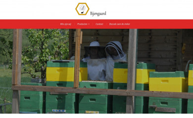 bijengaard.be screenshot