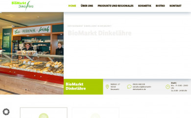 biomarkt-dinkelaehre.de screenshot