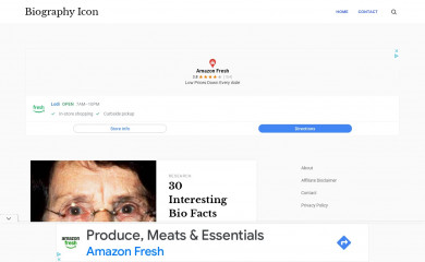 biographyicon.com screenshot