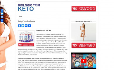 biologictrimketo.com screenshot