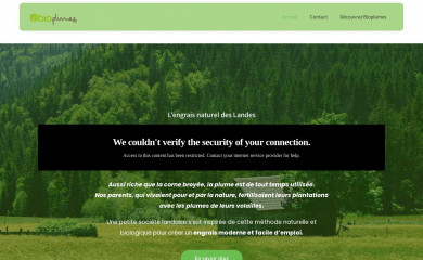 bioplumes.fr screenshot