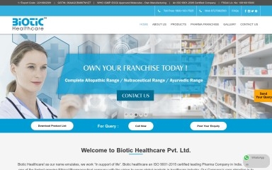 biotichealthcare.com screenshot