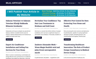 bilalarticles.com screenshot