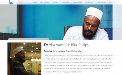bilalphilips.com screenshot