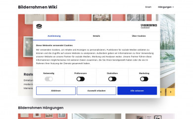 bilderrahmen-wiki.de screenshot