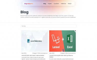 bilgeozanper.com screenshot