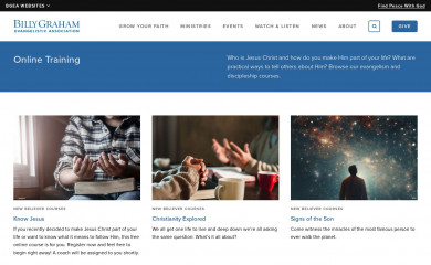 billygrahamonlinetraining.org screenshot
