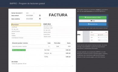 billpro.ro screenshot