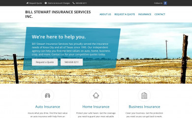 billstewartinsurance.com screenshot