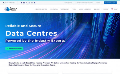 binaryracks.com screenshot