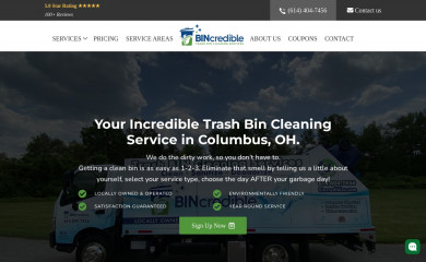 bincredibles.com screenshot