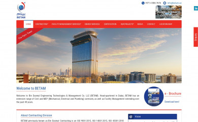 bindasmalcontracting.com screenshot