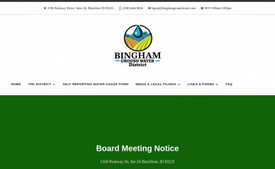 binghamgroundwater.com screenshot