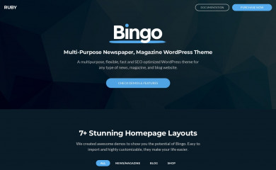 http://bingo.themeruby.com/ screenshot