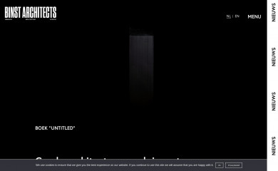 binstarchitects.be screenshot