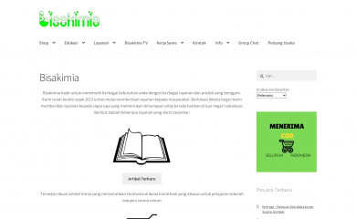 bisakimia.com screenshot