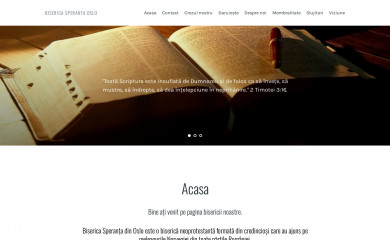 bisericasperanta.no screenshot