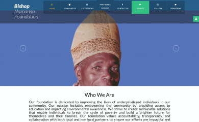 bishopnamangofoundation.org screenshot