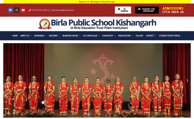 bisk.edu.in screenshot