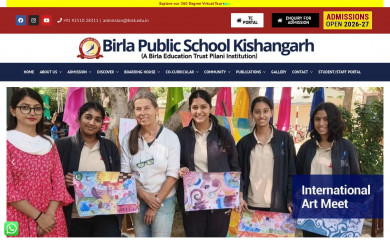 bisk.edu.in screenshot