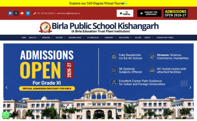 bisk.edu.in screenshot