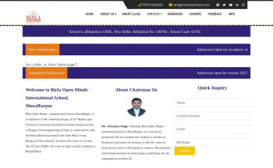 birlaschoolmuzaffarpur.com screenshot