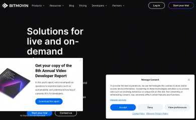 bitmovin.com screenshot