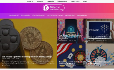 bitcoinlatestnewstoday.com screenshot