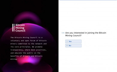 bitcoinminingcouncil.com screenshot