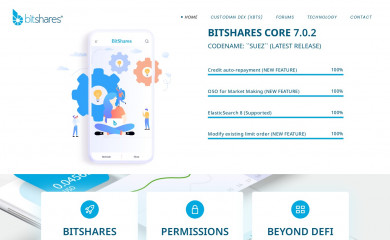 bitshares.org screenshot