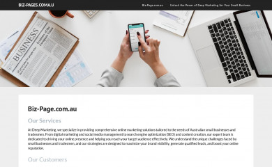 biz-page.com.au screenshot