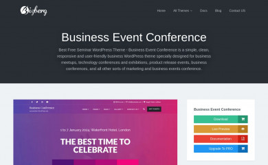 Business Event Conference screenshot