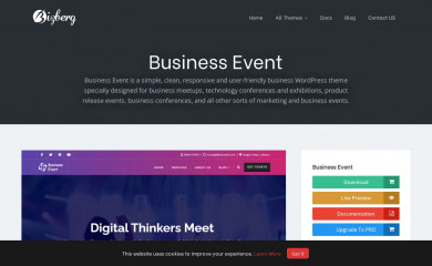 Business Event screenshot